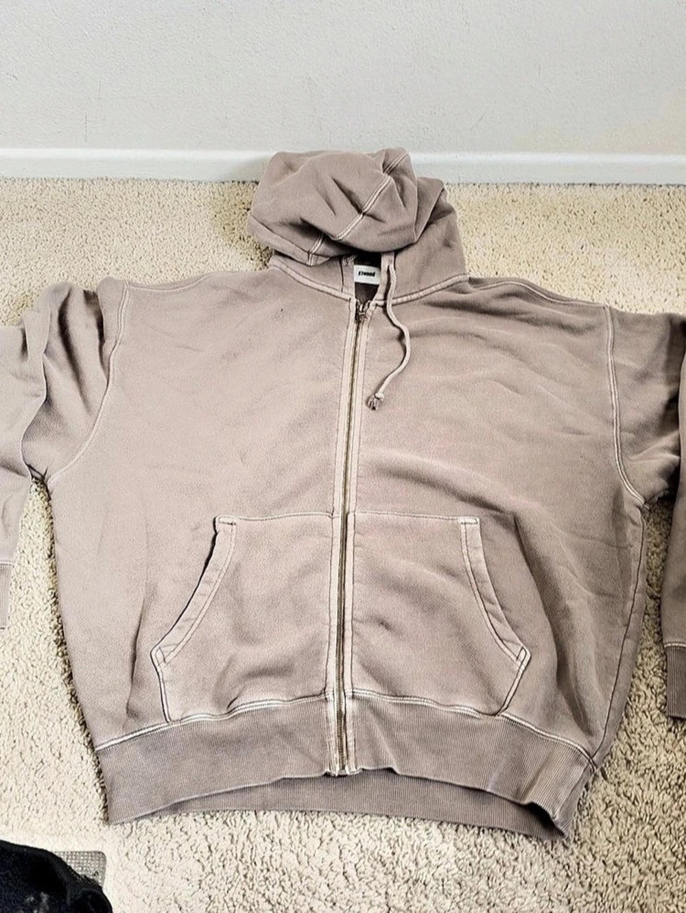 Elwood Core Zip Hoodie Organic Cotton Size Medium